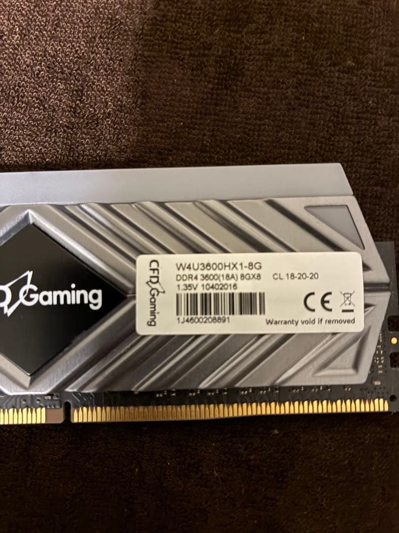 【ジャンク品】CFD Gaming DDR4 3600MHz 8GB メモリ