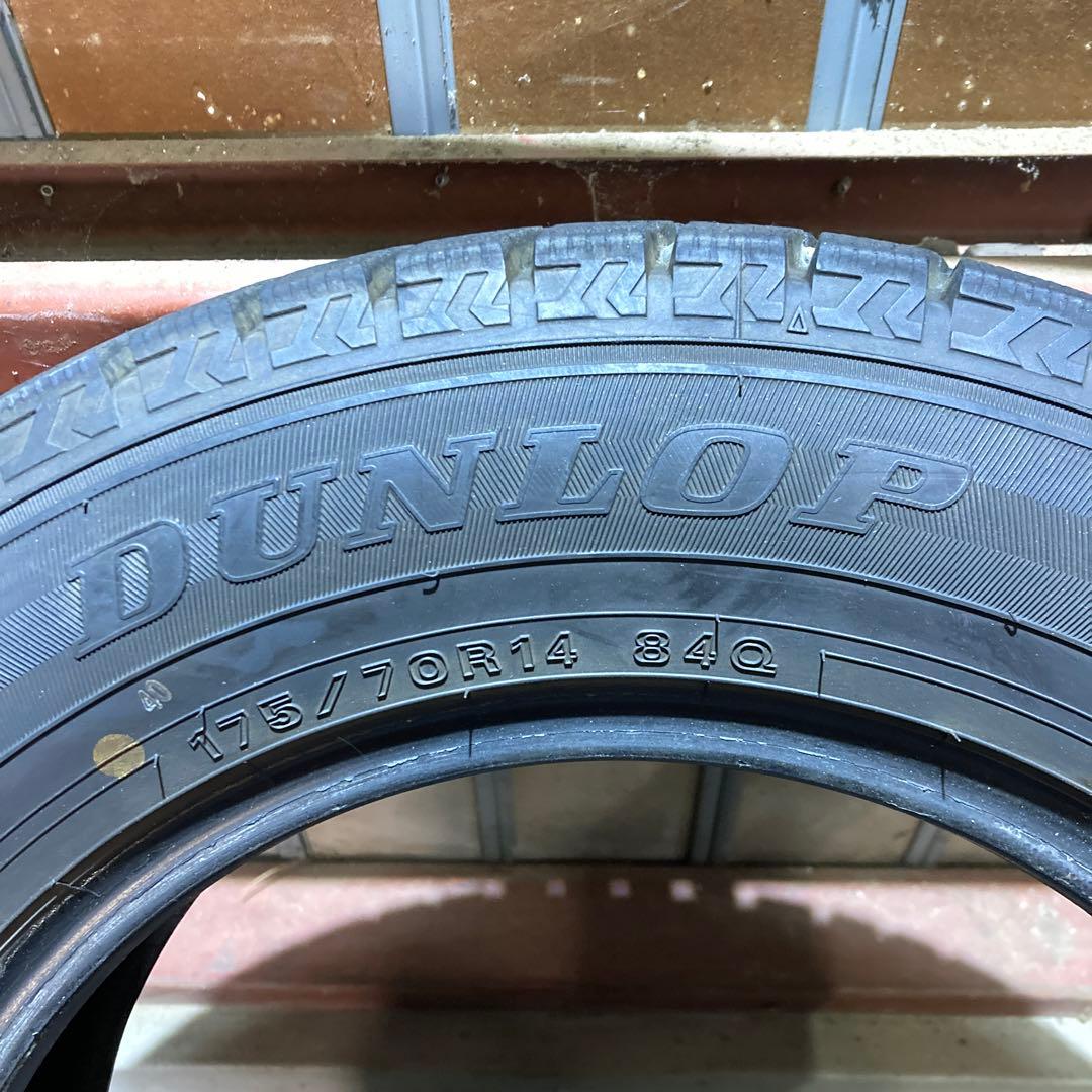 DUNLOP WM02 175/70R14 スタッドレス　中古4本