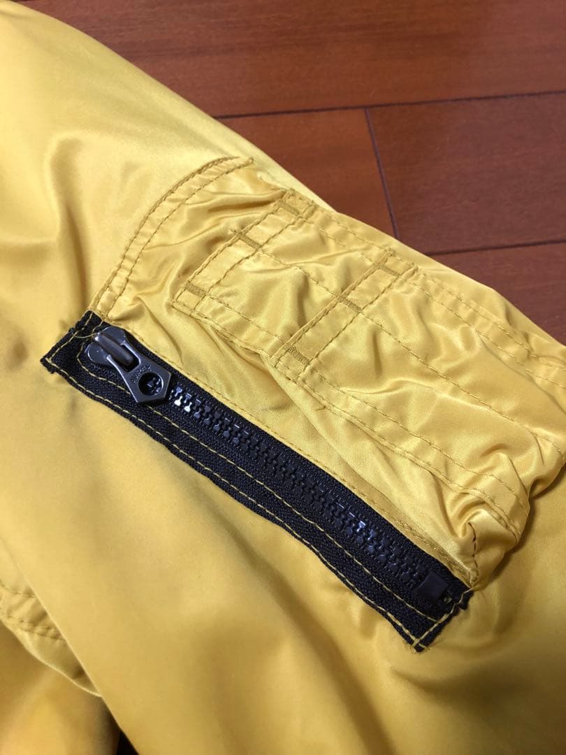 AVIREX35周年ANNIVERSARY MA-1ジャケット イエロー