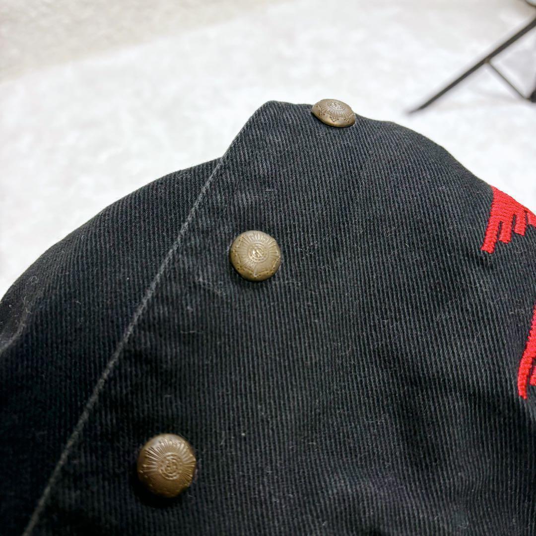 【激レア】オルテガ柄刺繍 チマヨベスト ブラック レディース 古着