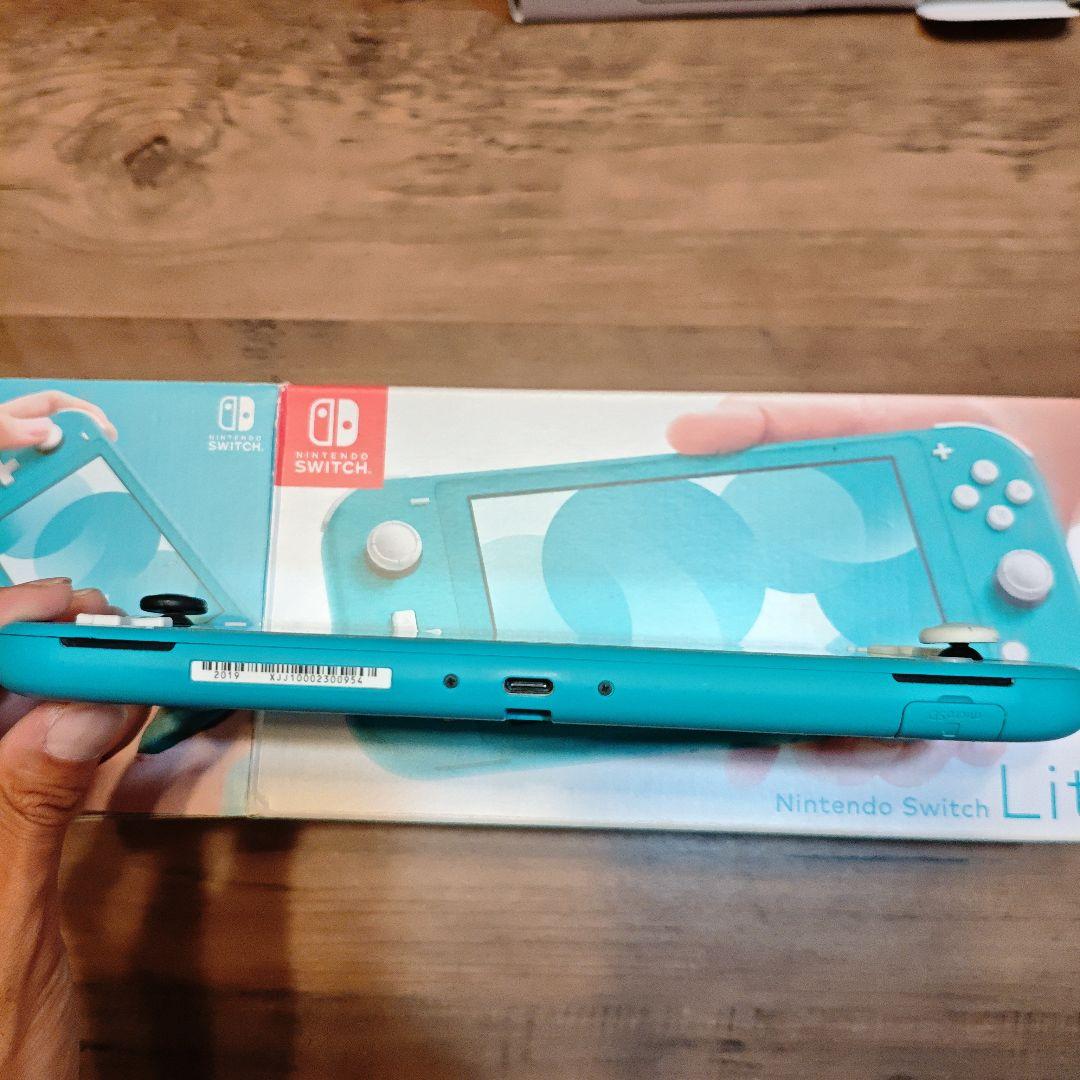 【ジャンク品】Nintendo Switch Lite ターコイズ 本体 箱付き