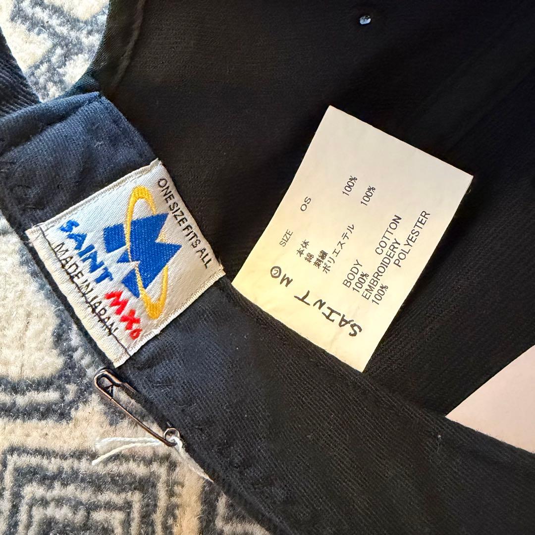 新品 定価以下 SAINTMICHAEL 6PANEL CAP ブラック