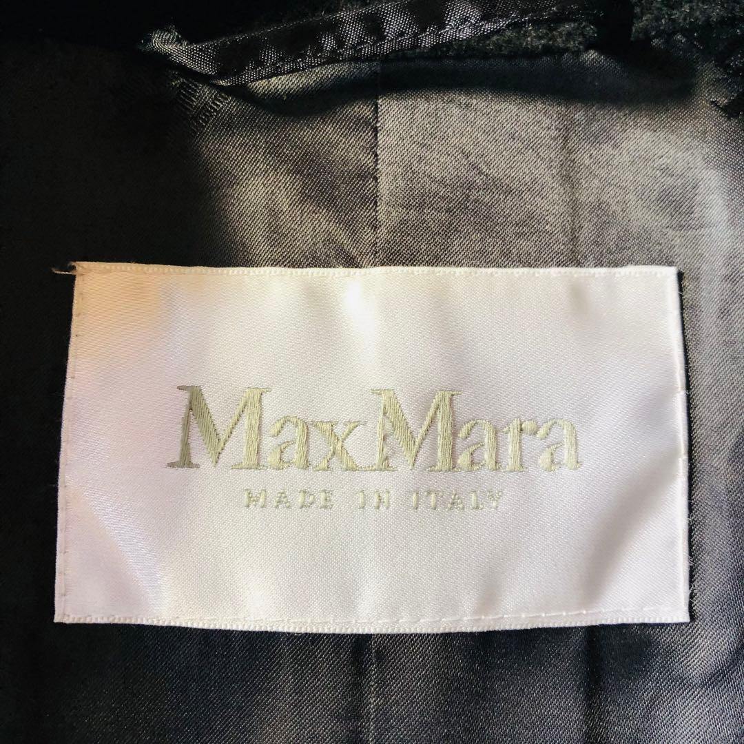 現行モデル✨美品 マックスマーラ マニュエラコート キャメル100% 黒 38