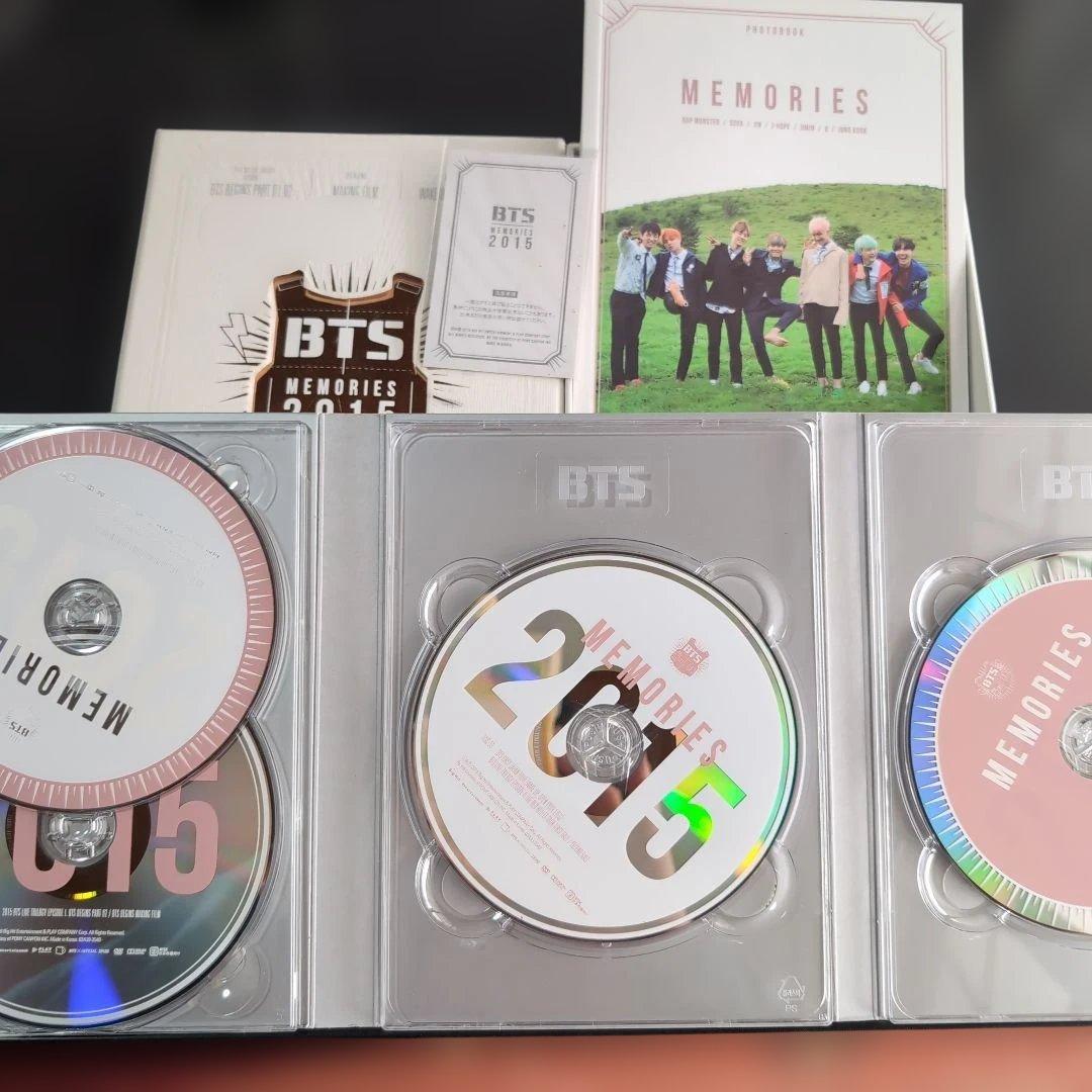 BTS MEMORIES OF 2015 DVD 日本語字幕 磁気カード 正規品