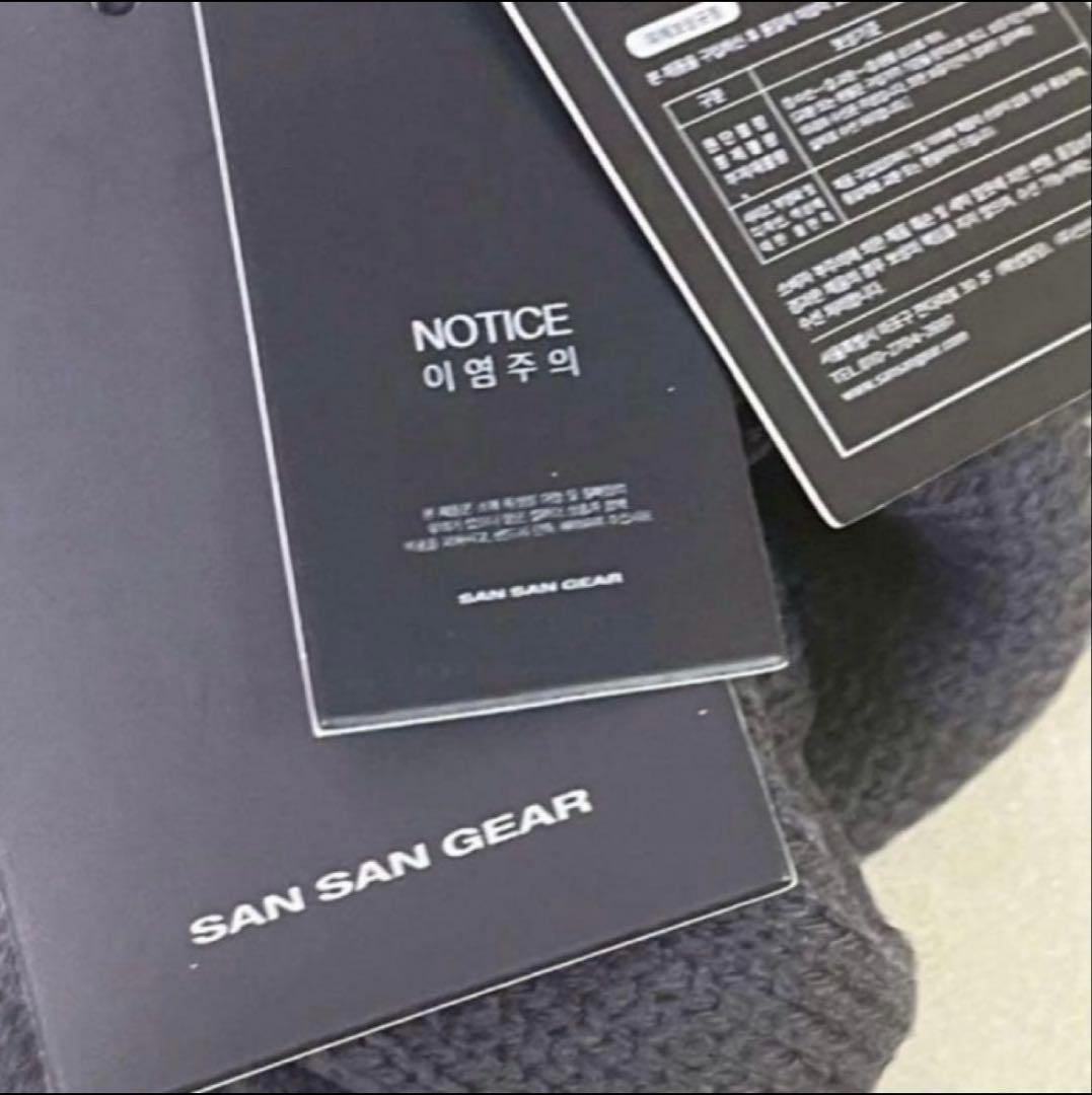 sansan gear サンサンギア　ビーニー　ニット帽　グレー