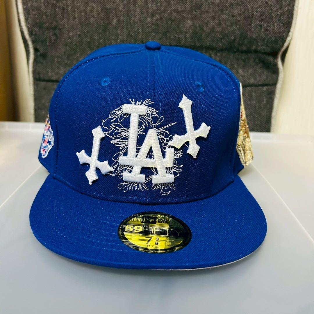 さ*そ様 希少 新品未使用 ニューエラ メジャー MLB キャップ ブルー 58