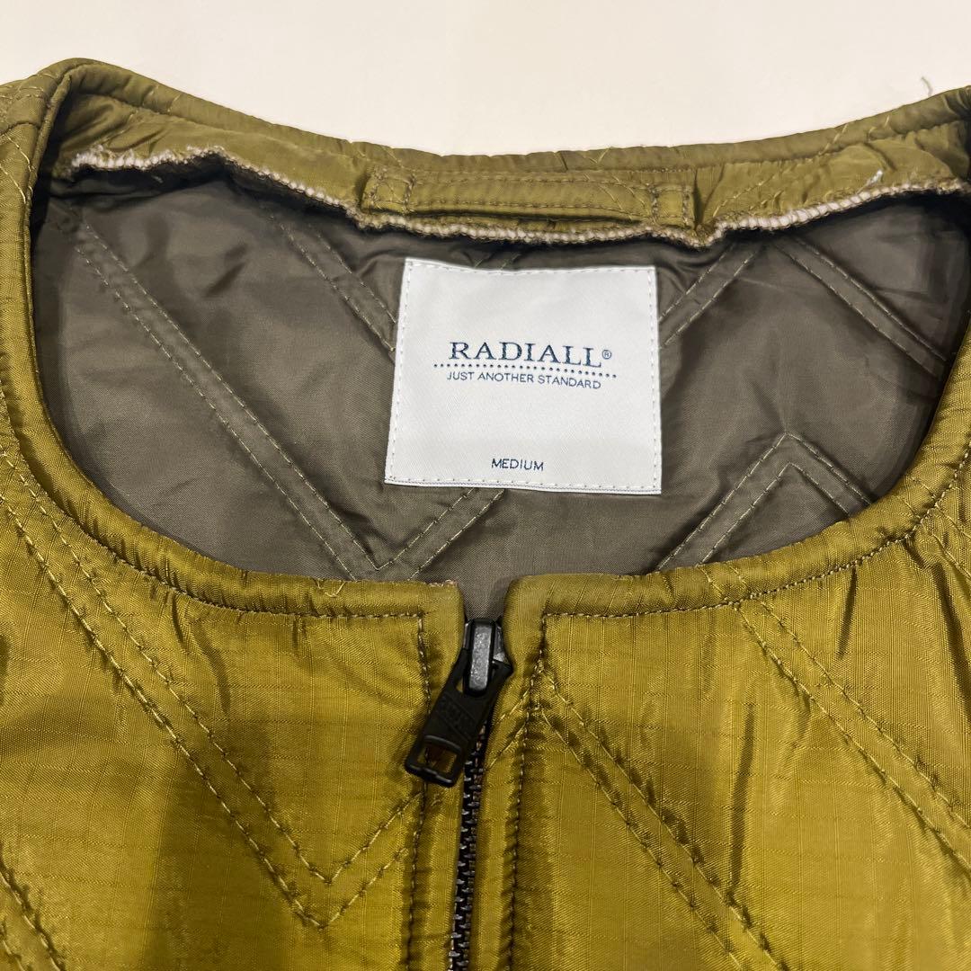 RADIALL オリーブ キルティングベスト M