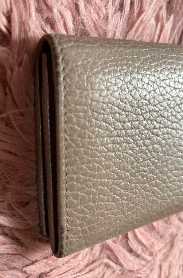 GUCCI グレー GG ダブルG ベージュ 名刺入れ カードケース ICカード