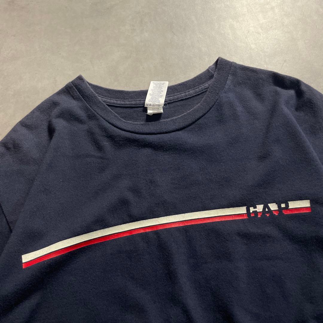 00s OLD GAP ライン vintage T-shirt