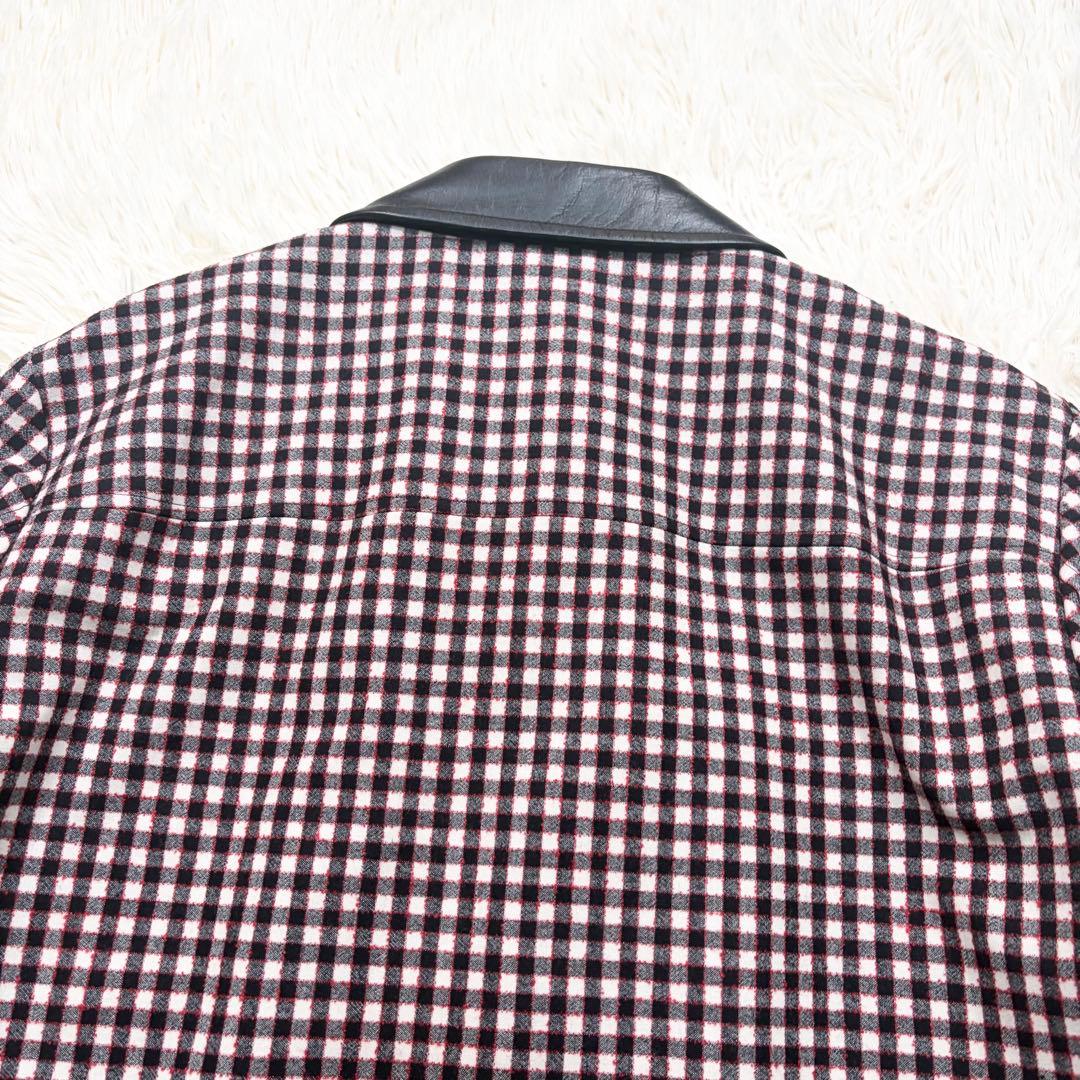 ✨美品✨CABaN キャバン　ウールストレッチ ギンガムチェックブルゾン　日本製