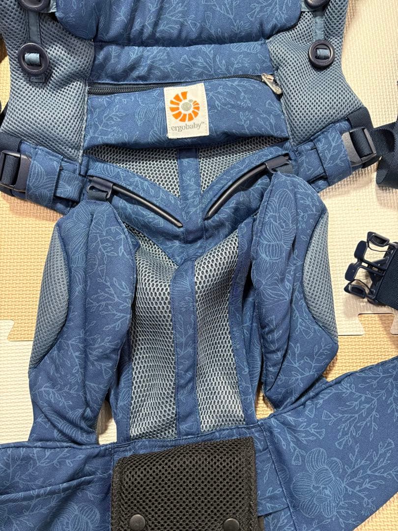 エルゴ 抱っこ紐 オムニ360オムニブリーズ 花柄 おんぶ紐　ブルーブルーム