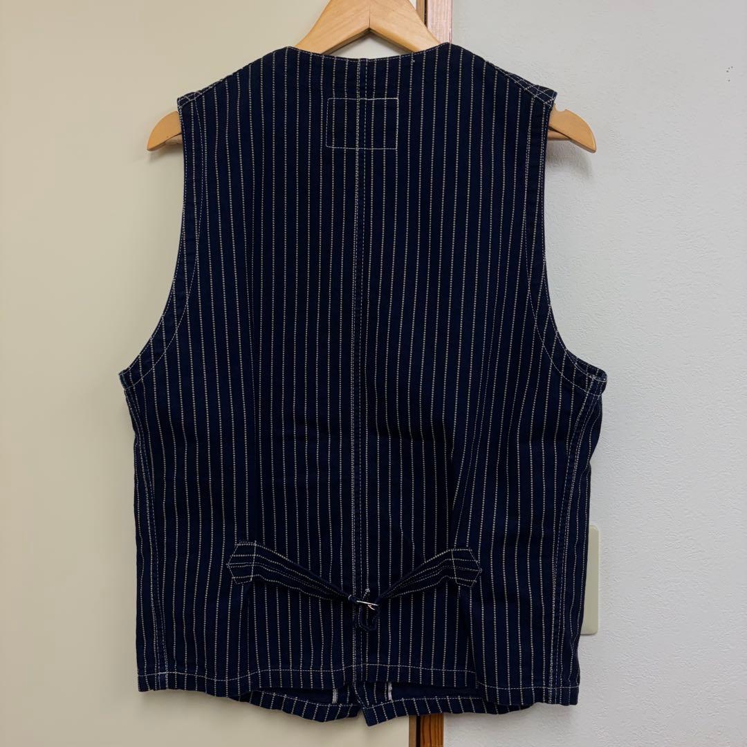 【TCB jeans】 Tabby's vest 38 ベスト ウォバッシュ