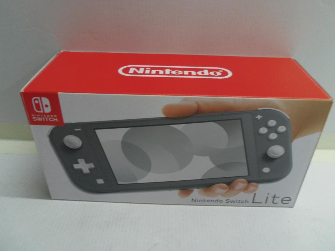 【中古】任天堂 Switch Lite グレー 画面にキズあり ヤマダ保証書付き