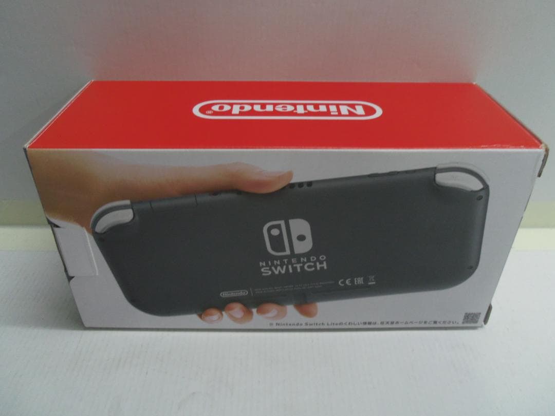 【中古】任天堂 Switch Lite グレー 画面にキズあり ヤマダ保証書付き