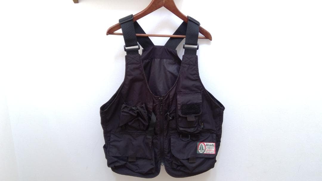 ウッズ　WOODS CORDURA ユーティリティベスト　フィッシングベスト
