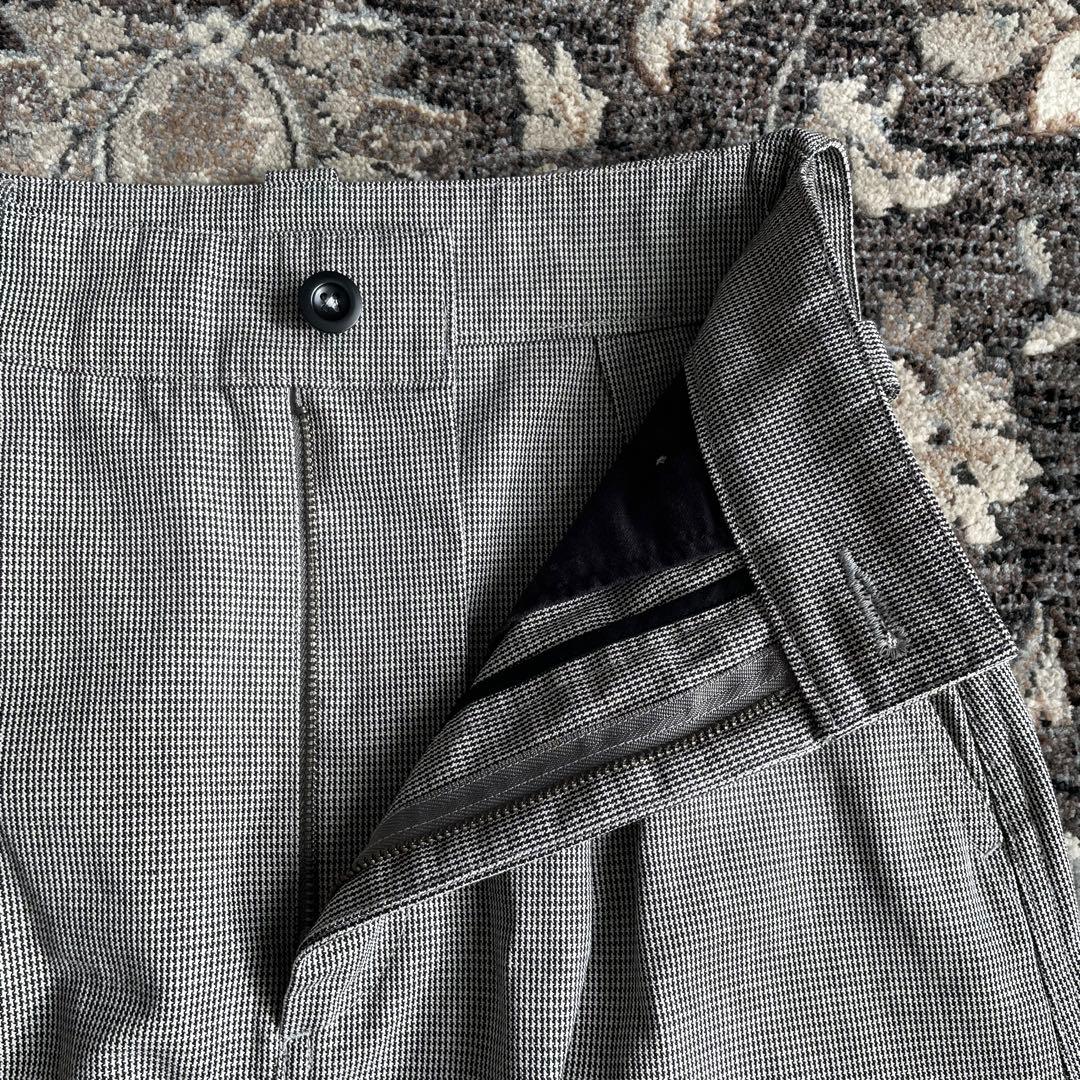 【ほぼ未使用】MHL. CHEF CHECK COTTON LINEN スカート