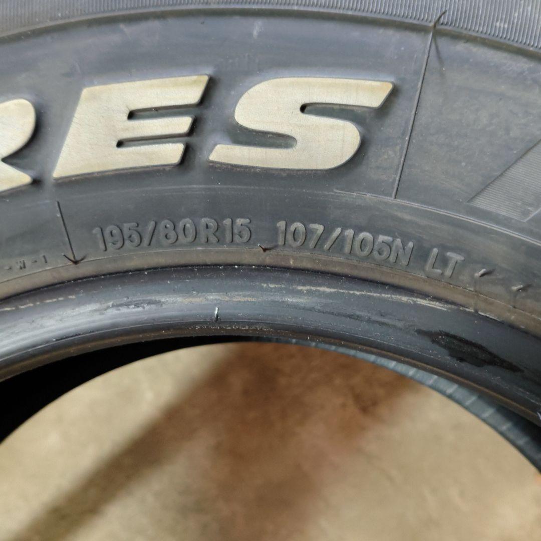 195/80r15 LTホワイトレターTOYO(8-18)