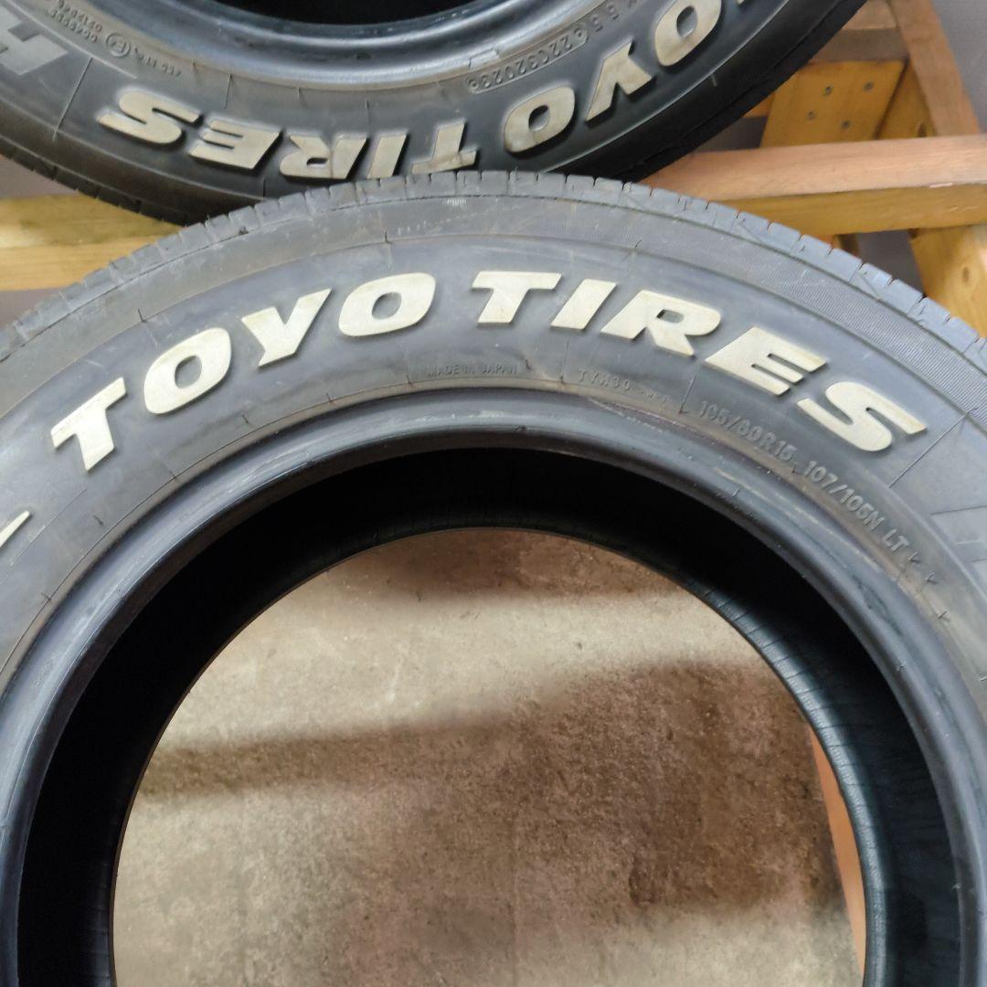 195/80r15 LTホワイトレターTOYO(8-18)