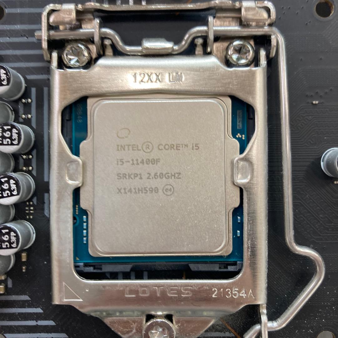 i5-11400F B-560M CPUマザーボードセット