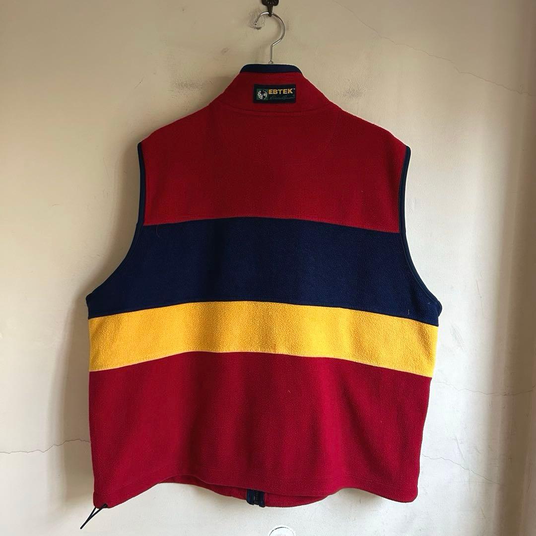 90S USA製 EBTEK Eddie Bauer フリースベスト