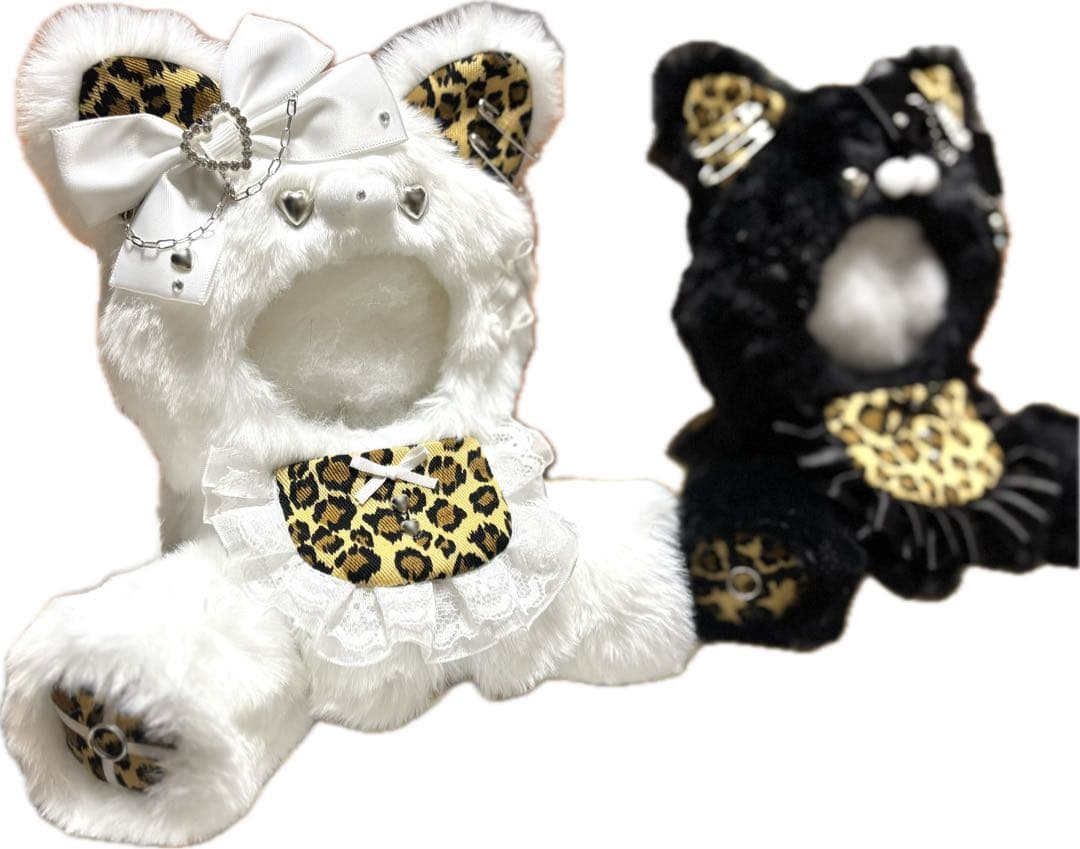 おすわりぬい服 レオパード ねこ 豹10~13cm いつぬい にじさんじぱぺっと