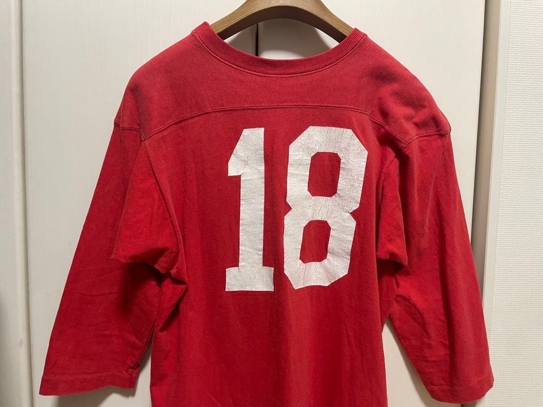 champion 70s ブートボールTシャツ
