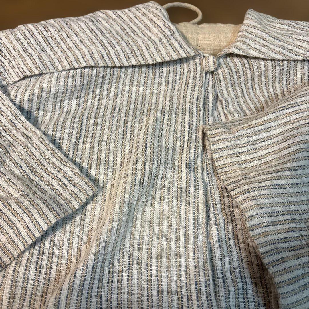 【うさとの服】羽織り 草木染め 手織り