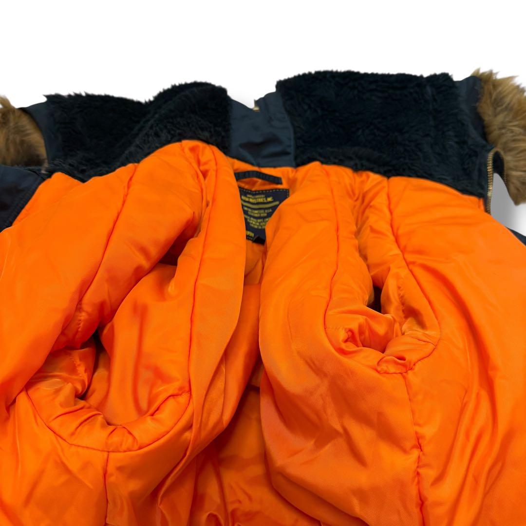 ジャケット・アウター ALPHA 00s n2b fur jacket y2k military