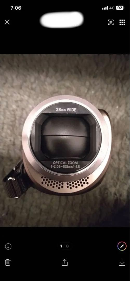 ビデオカメラ　Panasonic HC-W580M