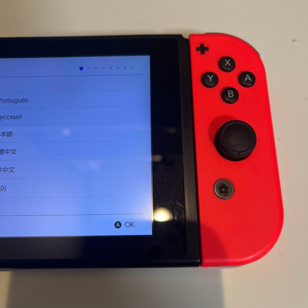 箱無し Nintendo Switch 本体 青/赤