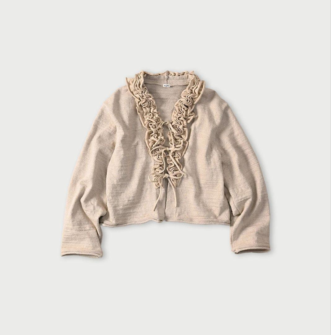 45R★でこぼこニットソーボレロ今季完売