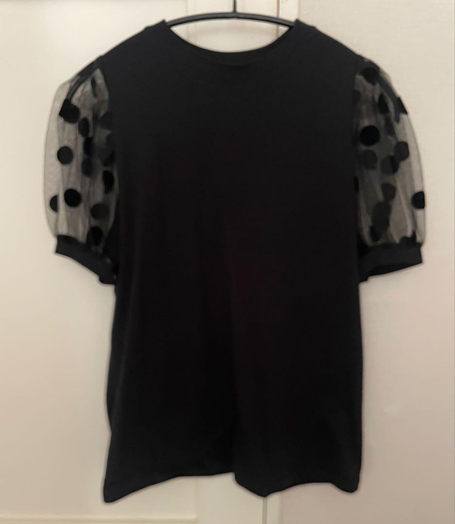 本日限定値下げ　ドゥロワーにて購入Nina Ricci ポルカドットTシャツ