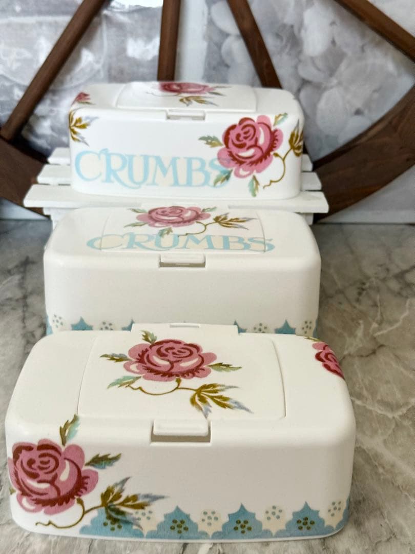 ウェットティッシュケース※ティッシュケース※デコパージュ薔薇
