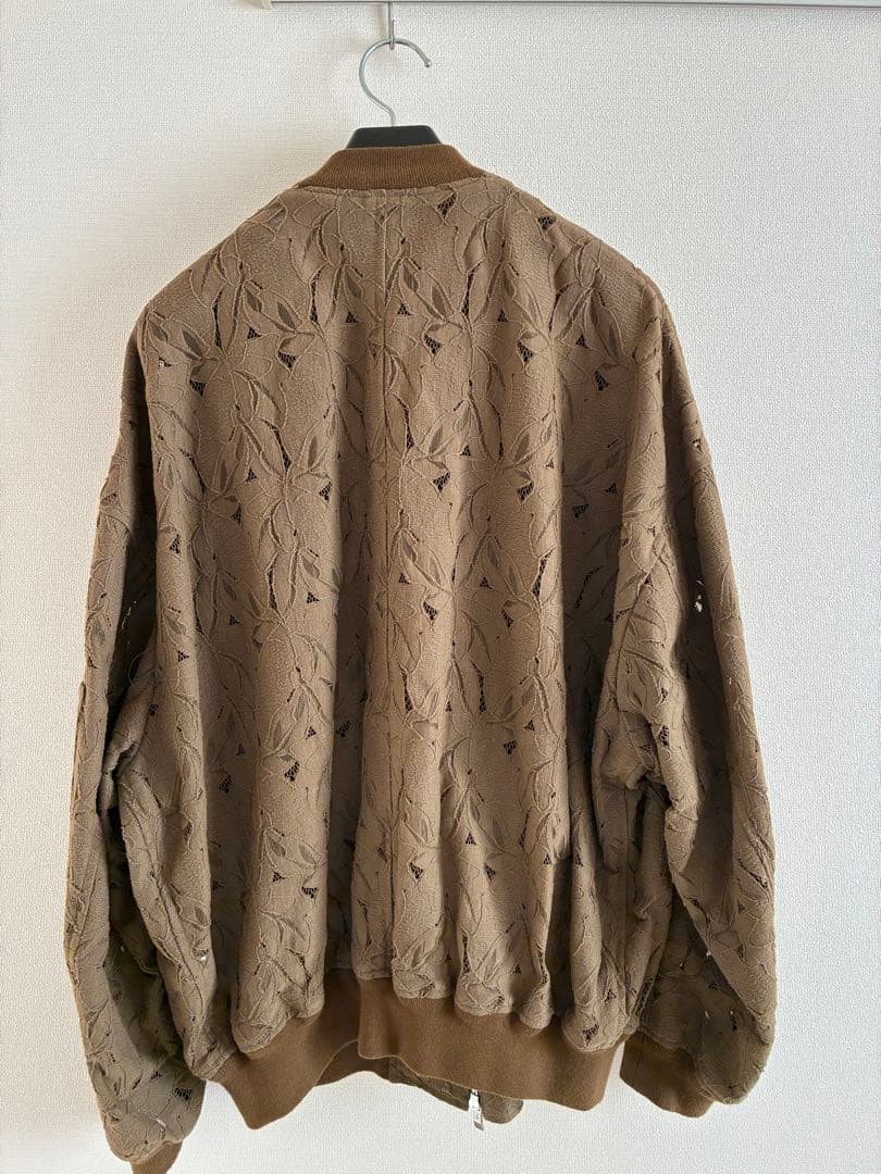 【MAISON SPECIAL】 リーフレースプライムオーバーボンバージャケット