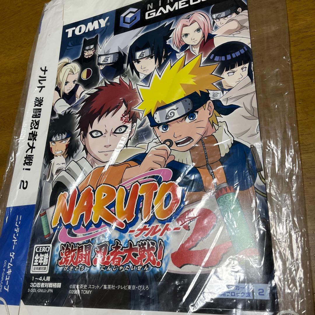 ニンテンドーゲームキューブ　NARUTO２ナルト　宣伝ポップ新品未開封　非売品