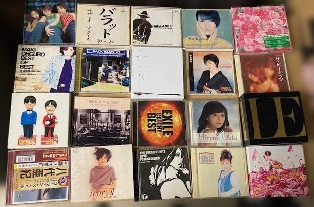 ジャンクCD 邦楽 ベストアルバム　50枚以上　サザン　ユニコーン　太田裕美他