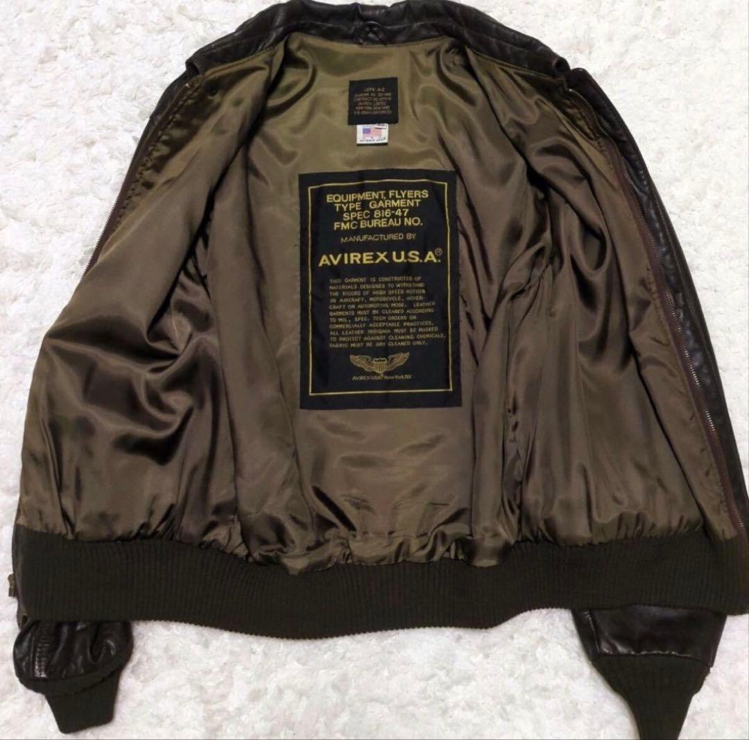 ジャケット・アウター AVIREX A-2 MADE IN USA 40