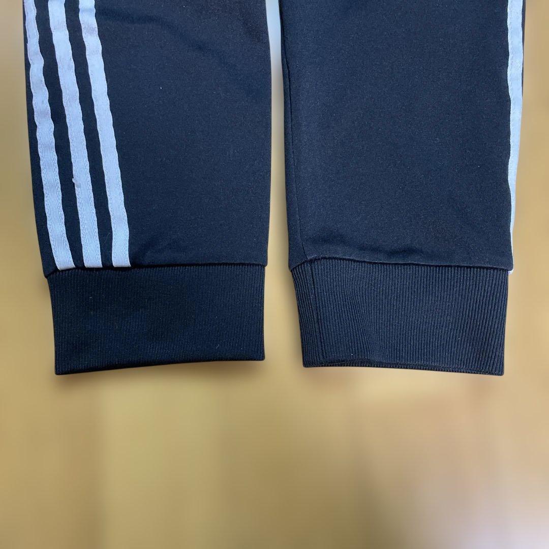 adidas ブラック ショート丈ジャージセットアップXS美品✨✨
