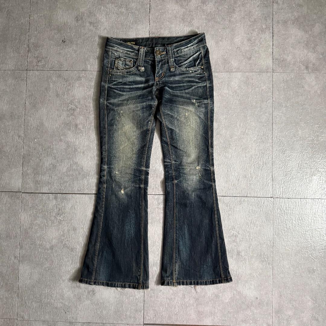 LOLITAJEANS フレアデニムパンツ ローライズ y2k 平成ギャル