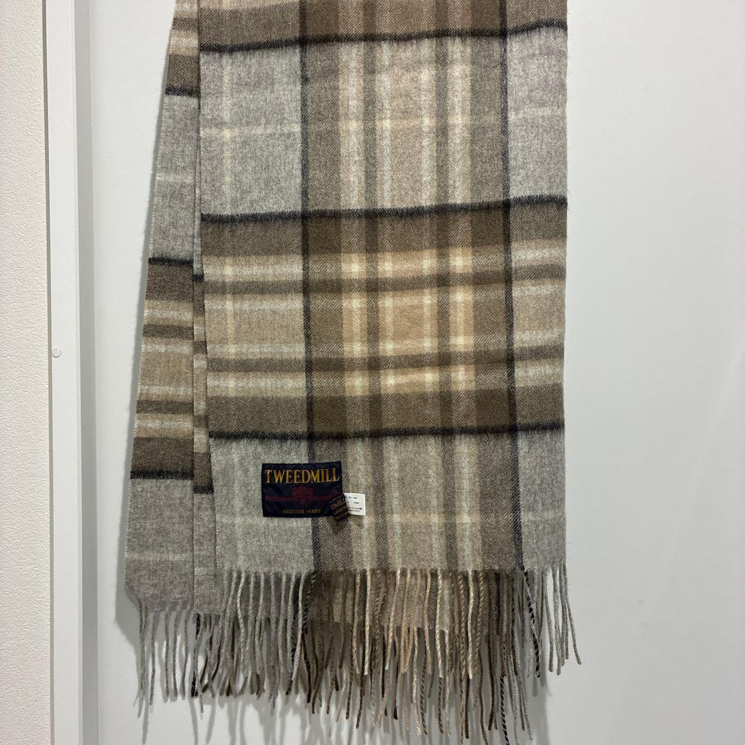 美品　TWEEDMILL Lambswool Stole