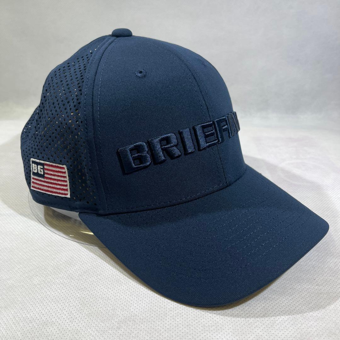 BRIEFING メッシュキャップ ネイビー