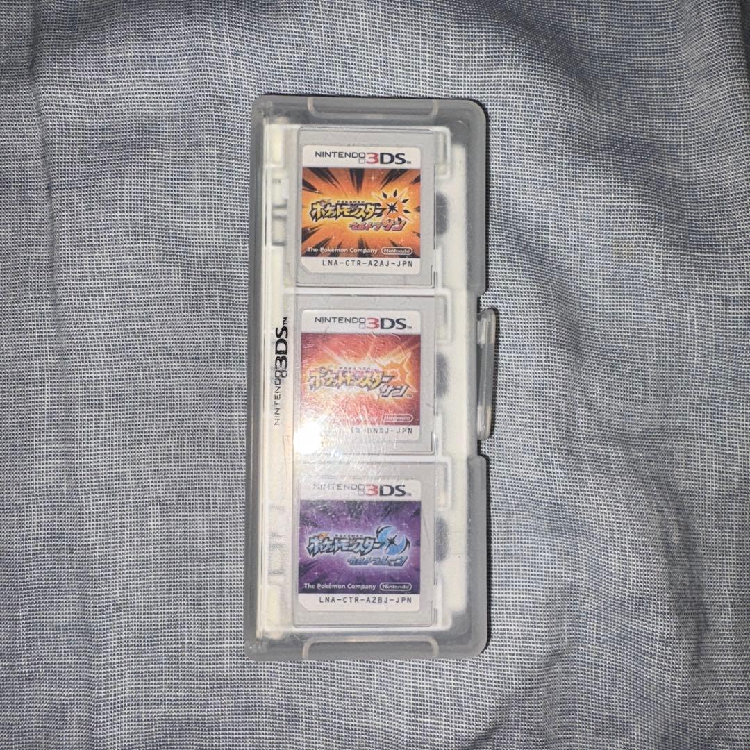 【ケース付】ポケットモンスター サン・・ウルトラサン・ウルトラムーン 3本セット