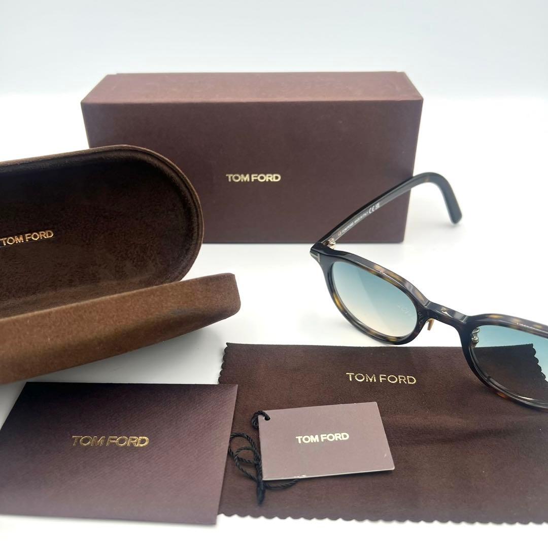✨美品✨Tom Ford TF977-D サングラス べっ甲 ブルーレンズ