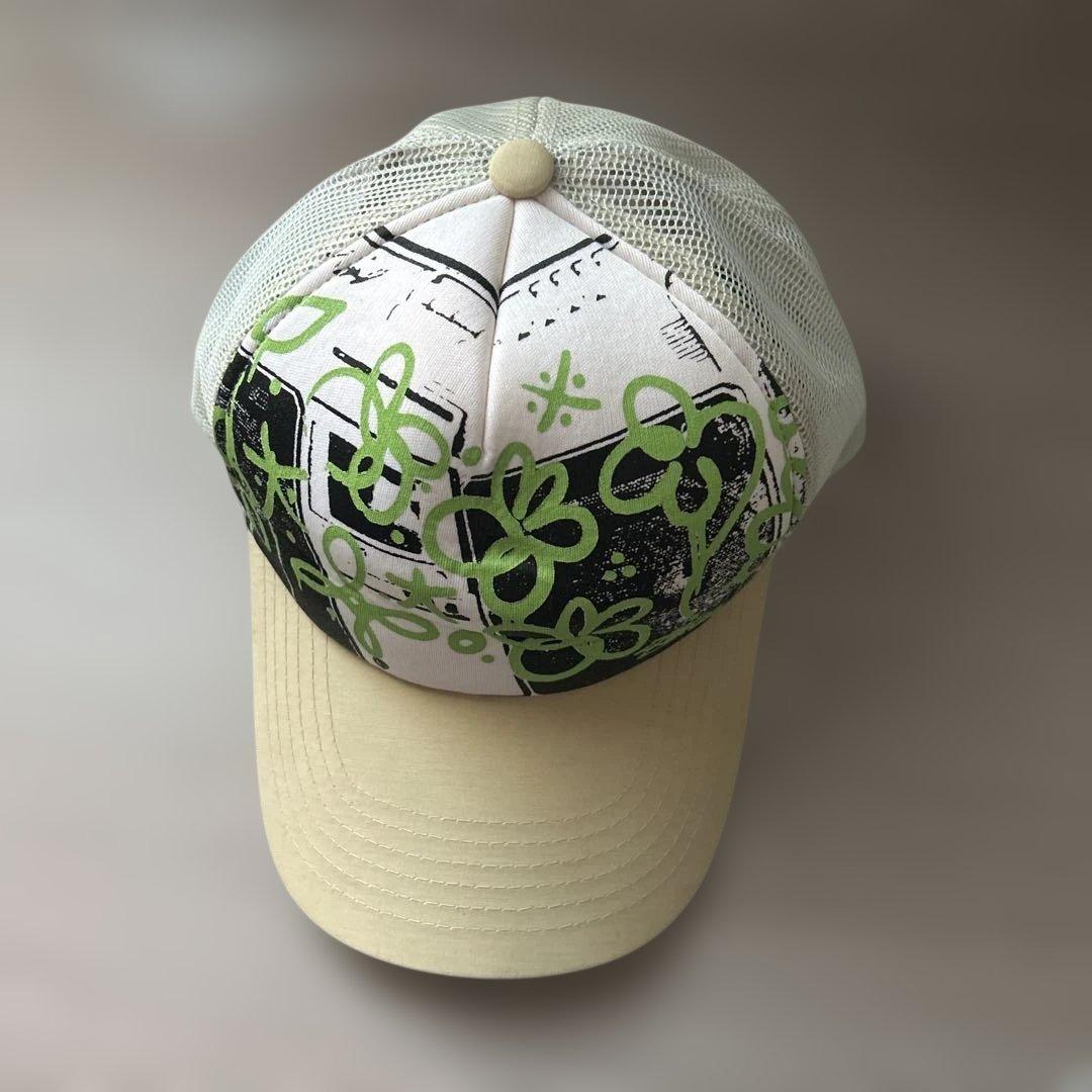 old stussy hats メッシュキャップ　made in usa 未使用