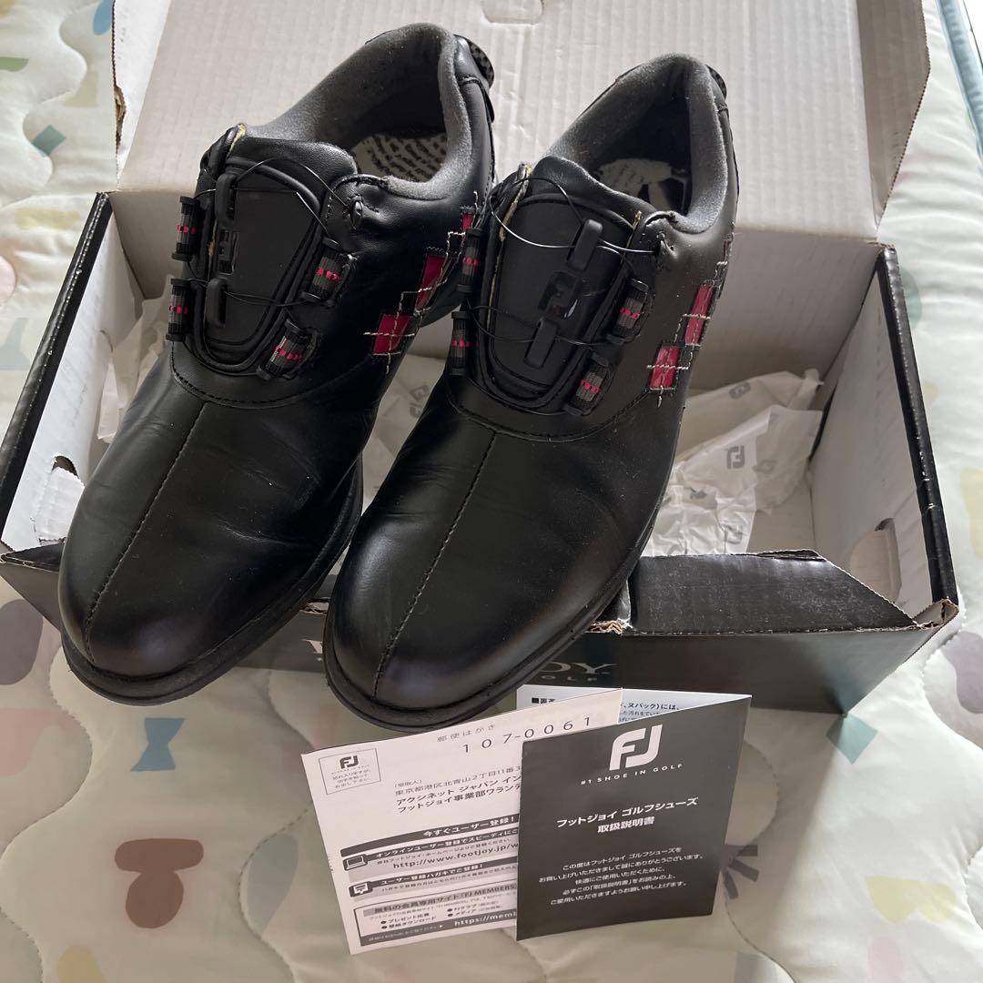 FootJoy ゴルフシューズ ブラック スパイク付き