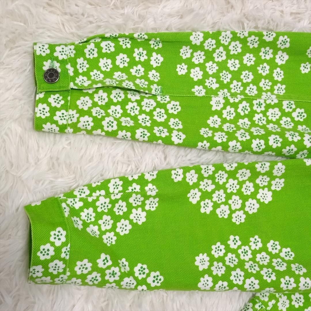 Marimekko puketti クロップドジャケット M グリーン 花柄22