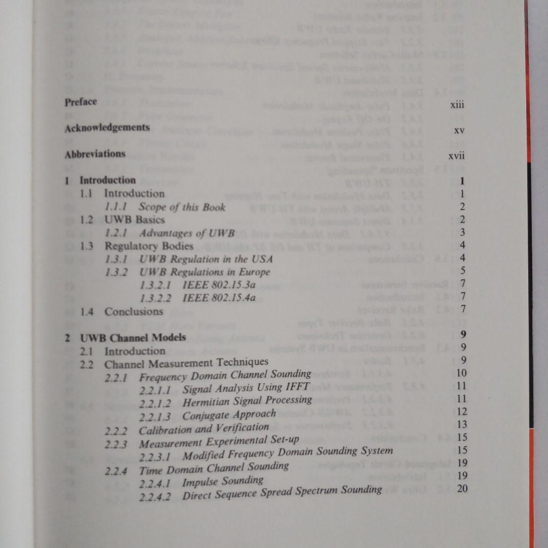 洋書 UWB Theory and Applications