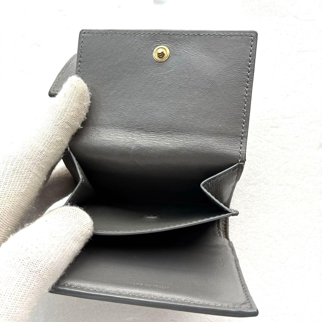 セリーヌ　CELINE 三つ折り財布　スモールトリフォルドウォレット　レザー
