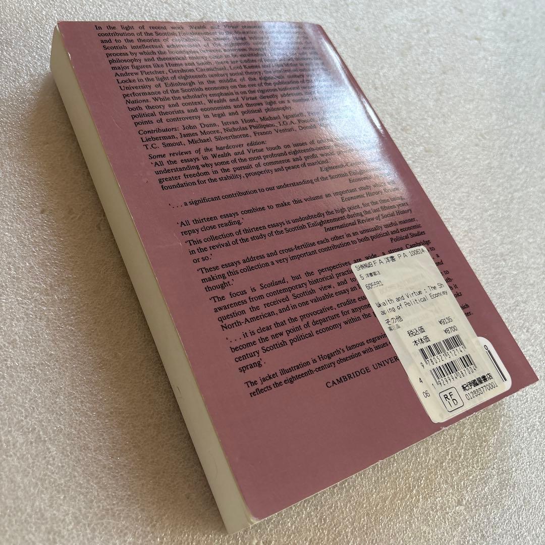洋書 Wealth and Virtue: The Shaping of Politi