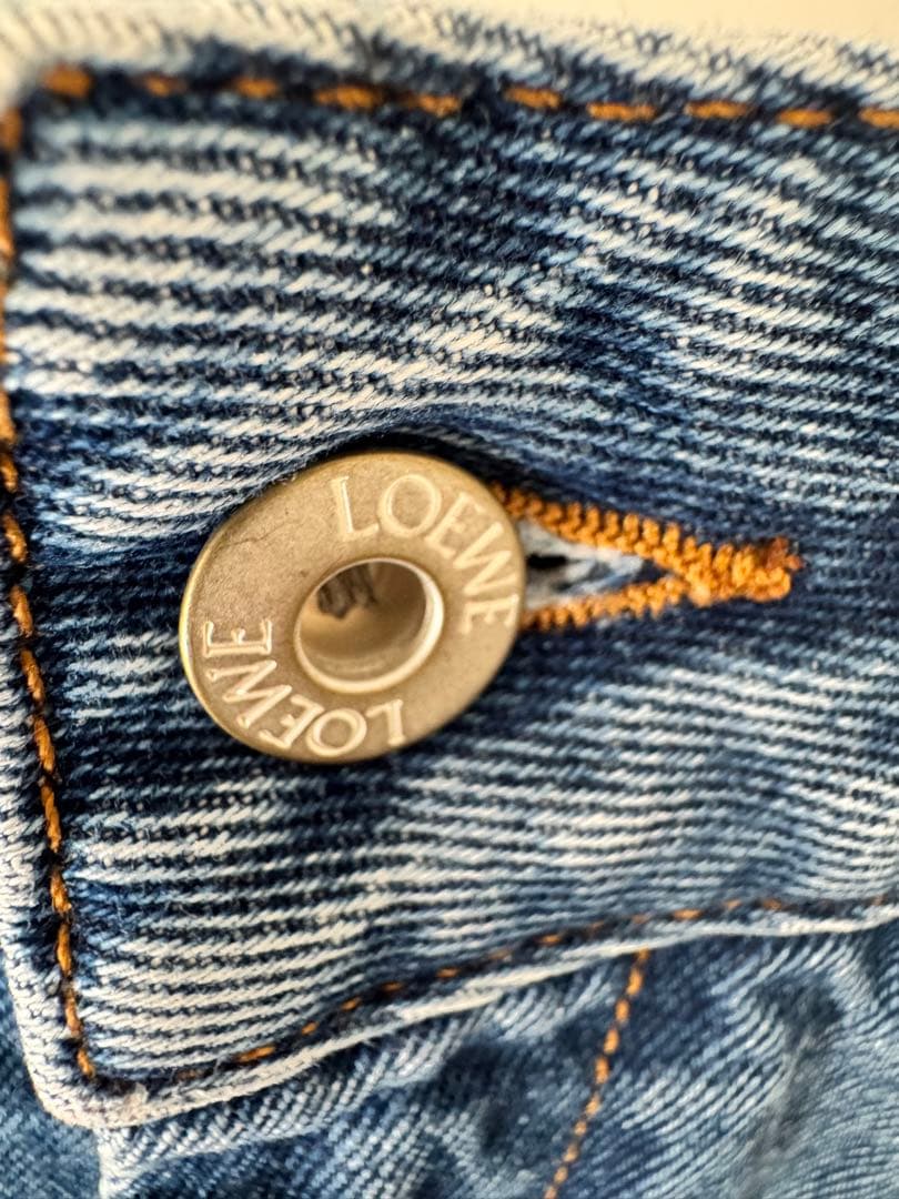 本日中のみ価格 LOEWE アナグラム バギーデニムパンツ ジーンズ 32 XS